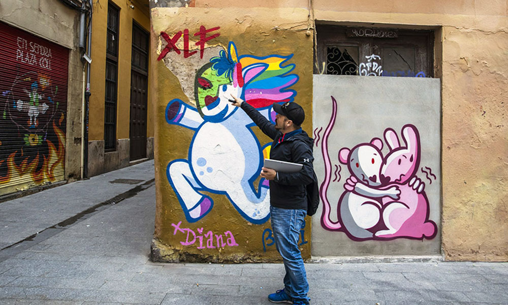 Street art y arte urbano - Ruta urbana - Ruta guiada - Valencia - Turiart - Paseos guiados - Rutas culturales